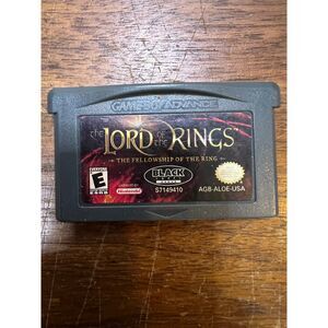 Nintendo Gameboy Advance The Lord Of the Rings The Fellowship Of the Rings